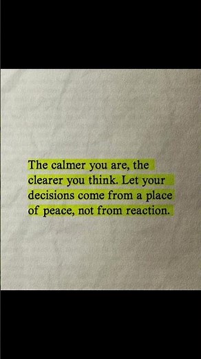 Inner Peace Creates Better Decisions | Motivational Quotes