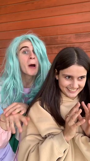 Playful Interaction Between Best Friends Outdoors