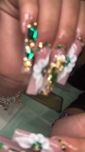 Beautiful Acrylic Nails Inspired by San Judas - Step by Step Tutorial