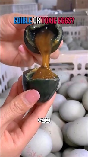 Would you try to eat these eggs?