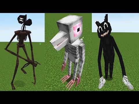 Siren Head The Last Alarms MOD in Minecraft