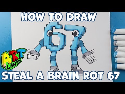 How to Draw 6 7 | Steal a Brainrot