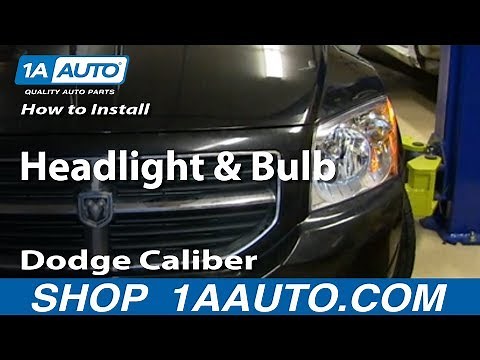 How to Replace Headlight 07-12 Dodge Caliber