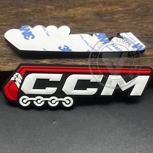 [Hot Item] PVC Soft Logo Badge Label Tag Customize with Adhesive Backing