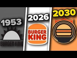 Burger King Logo Evolution (1953 - 2030)