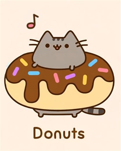 Cartoon Cat in Chocolate Donut SMR–Fun Magical Transformation
