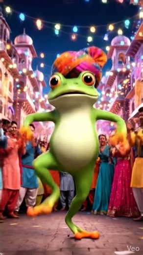 Patiala Dancing Frog 🐸🔥 | Funny Punjabi Bhangra Dance | Viral Shorts