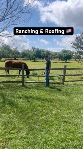 Roofing at a ranch in Texas 🇺🇸