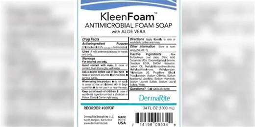 Hand soap recall expanded to include shampoos, lotions, sanitizers over sepsis concerns