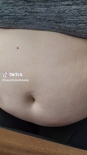 Playing with my big, squishy belly while working from home because I'm bored while I wait for my meeting to start. #fat #bigbelly #fatgirl #squishybelly #bellyplay #bored #workfromhome #jiggle #fatbellygirl #fatbelly