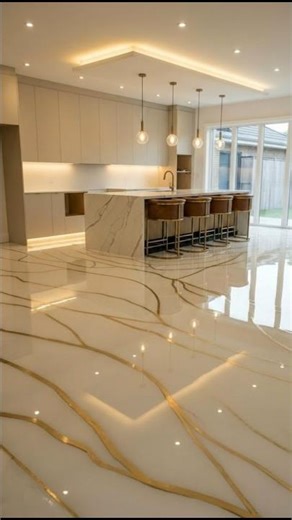 Ultra-Modern Kitchen Makeover With Transparent Epoxy #shorts #youtubeshorts #shortvideo