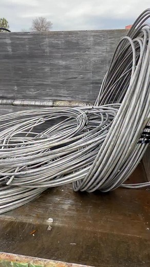 #aluminum #wire #cable #scrapmetal #asmr #bale #crush #scrapyard #recycle #recycling | Simmons Metal Recycling