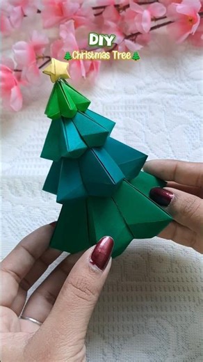 DIY Christmas Tree🌲|Christmas Decor Ep.1|#diy #art #craft #christmas #decor #shorts #viral #video