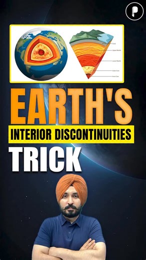 Parcham Edu Hub Pvt. Ltd on Instagram: "🌋 Earth’s Discontinuities Explained ! Inside the Earth, different layers meet at boundaries called discontinuities — and each marks a sudden change in material, density, and seismic wave speed. In this short, you’ll understand: 🔸 Mohorovičić (Moho) Discontinuity – Between the crust and mantle 🔸 Gutenberg Discontinuity – Between mantle and outer core 🔸 Lehmann Discontinuity – Between outer and inner core These are crucial for studying earthquakes, seism