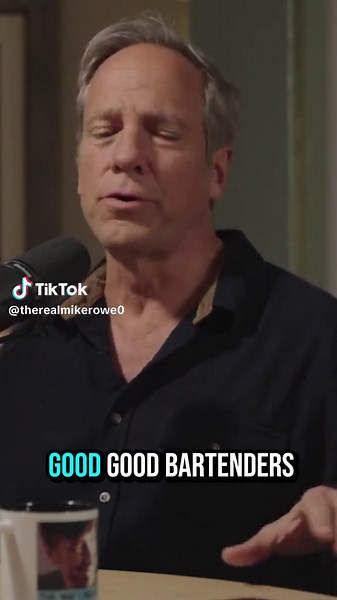 The Hidden Skills of Great Bartenders and Hairdressers. #mikerowe #mike #podcast #viralvideo #foryou