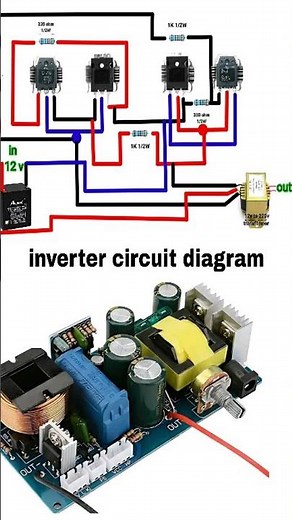 Simple 12V to 230V Inverter #HomeInverter #electroniccircuit