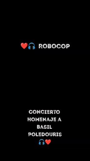 ❤️🎧 Robocop Theme - Concierto Homenaje a Basil Poledouris #melodymusicbr #melody #music #orchestra #robocop