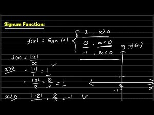 Signum function (sgn(x)