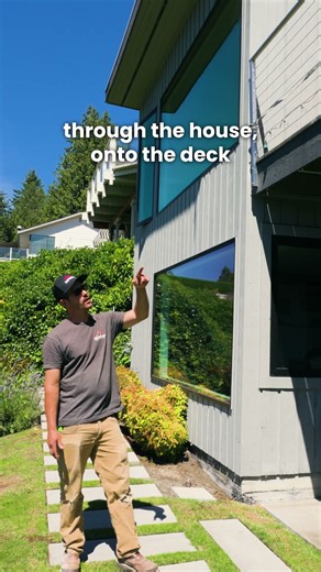 Huge Window Installation #homeremodeling #windowinstallation #remodelingproject #washingtonremodel