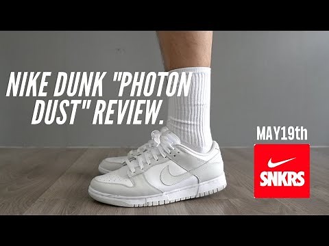 EARLY LOOK AT THE NIKE DUNK LOW "PHOTON DUST" || ON FEET