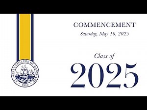 2025 Commencement Live Stream