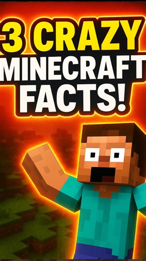 😏3 CRAZY MINECRAFT FACTS you never know 😱 !