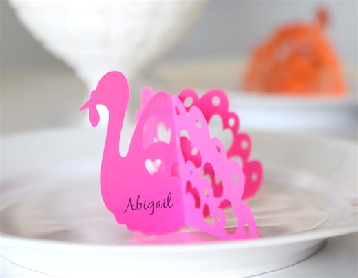 Thanksgiving Turkey SVG Template: DIY Place Card Tablescape (digital Download) - Etsy