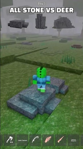 All stone vs Deer #roblox #99nightintheforest