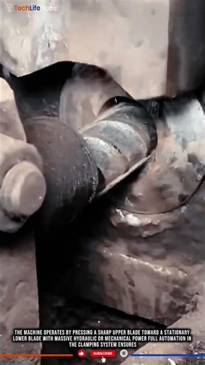 Innovation Guillotine Shear: High Speed, Smooth Cutting, Energy Efficient #tech