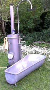 Duschen und Baden im Garten