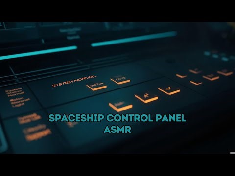 Spaceship Control Panel & Ambient Hums for Deep Sleep & Study #SpaceshipASMR #FocusASMR #SleepSounds