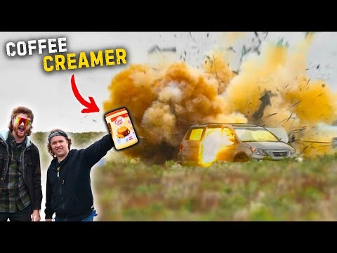Can Coffee Creamer Blow Up a Car?