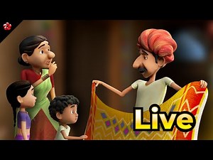 🔴 LIVE STREAM 🎬 New Malayalam Cartoons Live for Kids 🦋 Manjadi 5 🦋 Kathu 4 😻