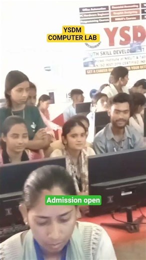 YSDM Computer Lab | Students Learning Computer Skills | Computer Training Cente