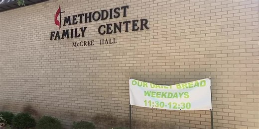 The First United Methodist Church of Graham feeding the community