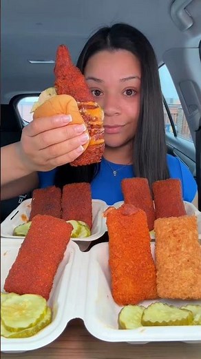 Dave’s Hot Chicken Spice Challenge 🔥🥵 | Mozzarella Sticks Mukbang (No Spice to Reaper!) #shorts