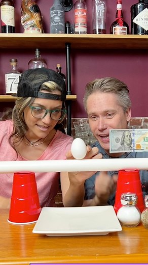 I didn’t know Eggs can balance! 🥚 #eggtrick #eggcellent #reelschallenge | Getti