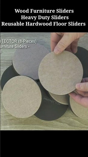Wood furniture sliders | How to protect the wood when moving furniture | Hardwood Floor Sliders