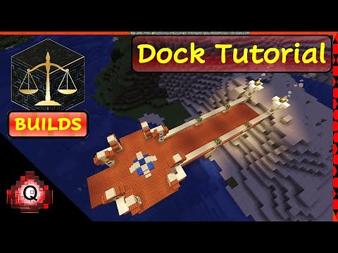 Expandable Desert Fishing Dock | BUILD TUTORIAL [ Minecraft ]