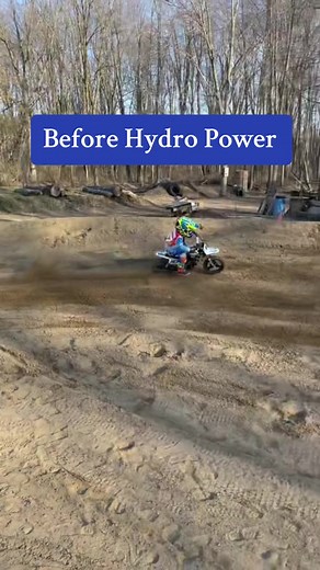 Before vs after using Hydro Power! Dominate your competition with Hydro Power ⚡️ #drinkhydropower #supercross #motocross #hydration | Hydro Power