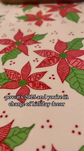 Slightly Subtle Poinsettia Table Runner, Festive FDT Holiday Christmas Decor Table Kitchen Setting - Etsy