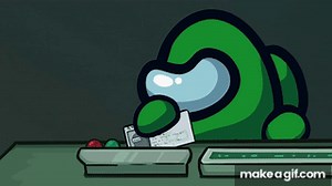 Admin Swipe Card - Among Us Animation on Make a GIF