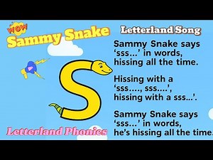 Sammy Snake Letterland Song | Learn the 'S' Sound | Children's Song | #letterland #phonicsforkids