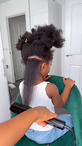 Straightening her hair for the first time 😍 so gorgeous | Hair Tutorials & Lifestyle