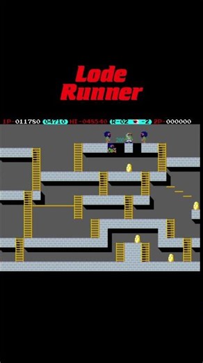 Lode Runner 2 – Classic Arcade Gameplay#shorts