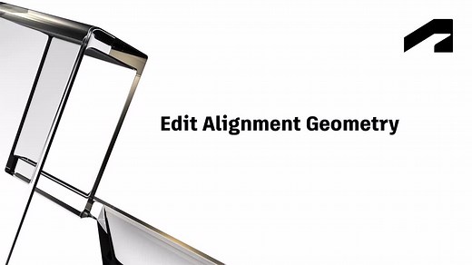 Edit alignment geometry | Autodesk