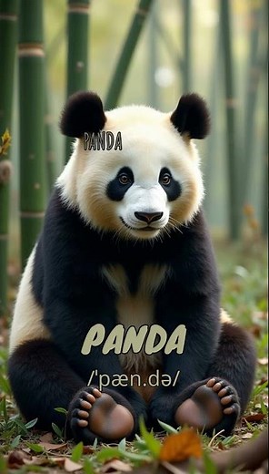 Loopoom English: Learn "Panda" - English Vocabulary & Pronunciation