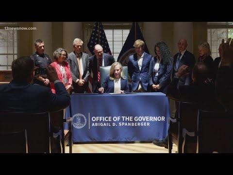 Gov. Spanberger signs pair of bills to prevent gun violence on college campuses