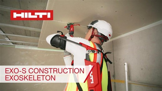Hilti EXO-S Exoskeleton designed for overhead work - Features and Benefits | Jason Blackwell