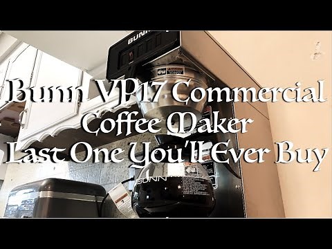 Bunn VP17 Commercial Coffee Maker Stainless Steel - Overview